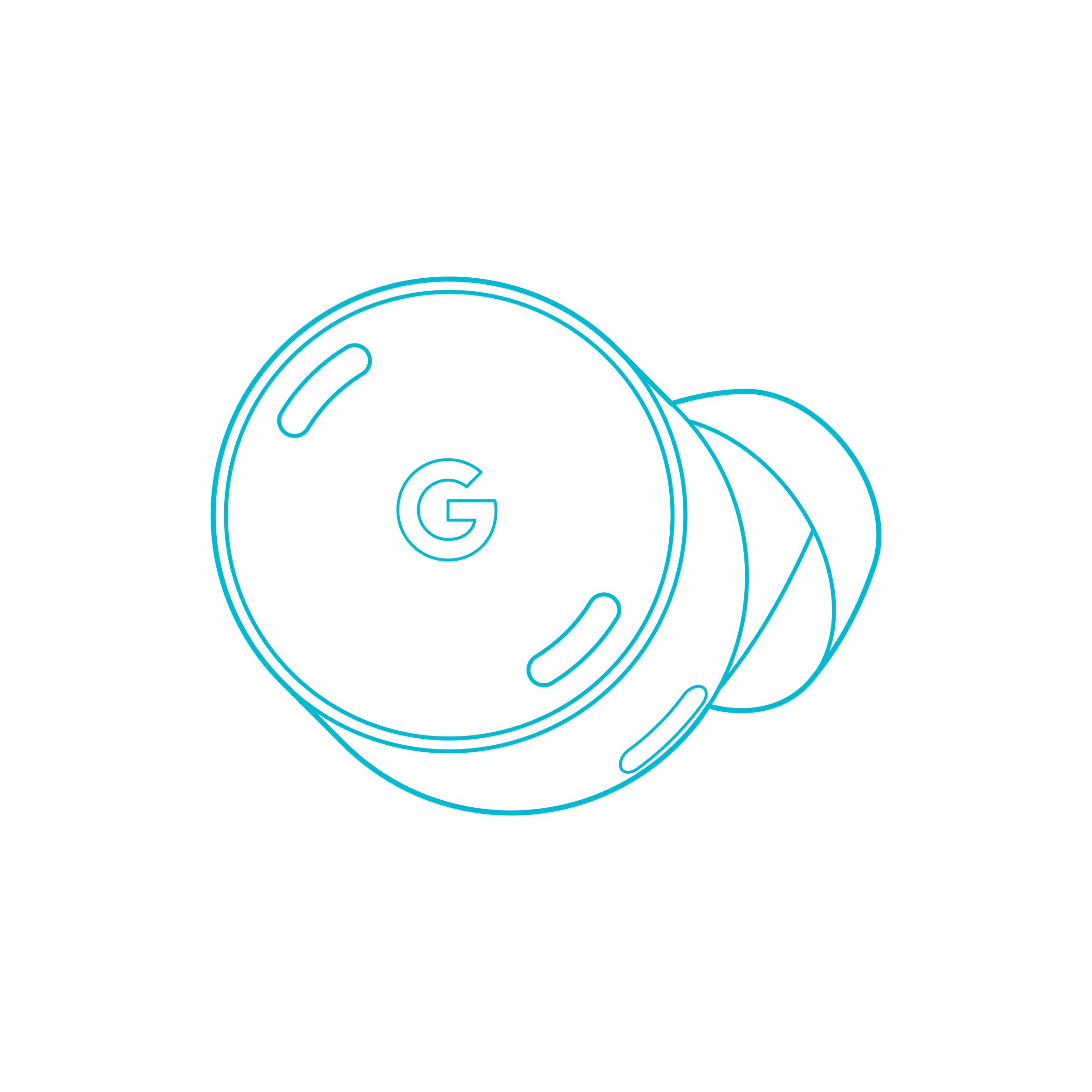 Digital Google Pixel Buds Pro Line Tracing Svg Vector Free Vectors
